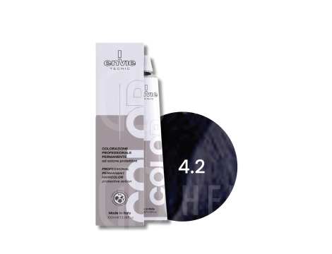 ENVIE HAIR COLOR profesjonalna trwała farba do włosów 100 ml | 4.2