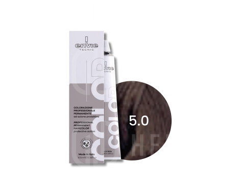 ENVIE HAIR COLOR profesjonalna trwała farba do włosów 100 ml | 5.0