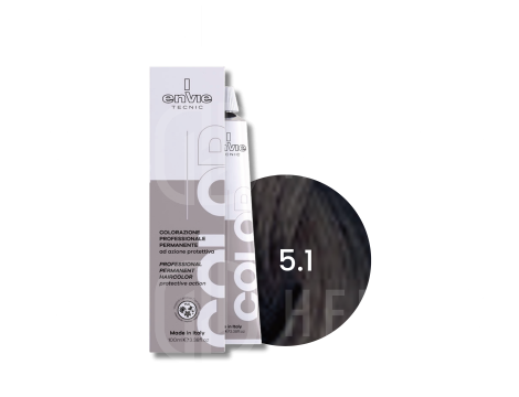 ENVIE HAIR COLOR profesjonalna trwała farba do włosów 100 ml | 5.1