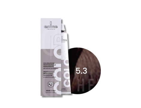 ENVIE HAIR COLOR profesjonalna trwała farba do włosów 100 ml | 5.3
