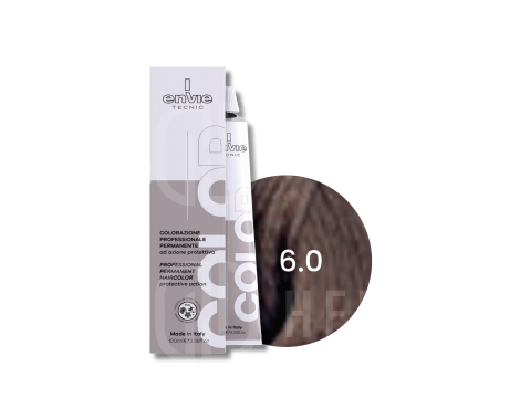 ENVIE HAIR COLOR profesjonalna trwała farba do włosów 100 ml | 6.0