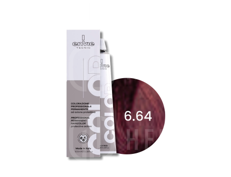 ENVIE HAIR COLOR profesjonalna trwała farba do włosów 100 ml | 6.64