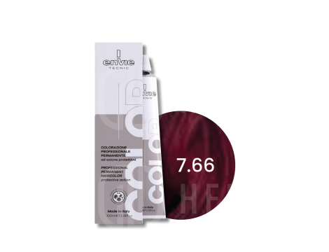 ENVIE HAIR COLOR profesjonalna trwała farba do włosów 100 ml | 7.66