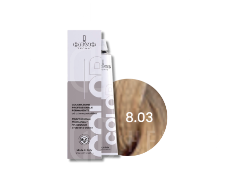 ENVIE HAIR COLOR profesjonalna trwała farba do włosów 100 ml | 8.03