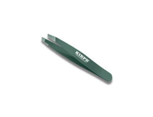 KIEPE DNA K-TWEEZERS pęseta do brwi z etui | Ciemnozielony