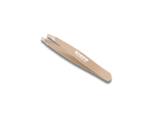 KIEPE DNA K-TWEEZERS pęseta do brwi z etui | Jasnobrązowy