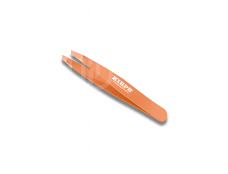 KIEPE DNA K-TWEEZERS pęseta do brwi z etui | Pomarańczowy