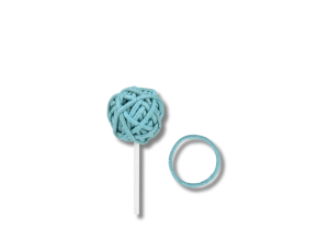 KIEPE LOLLIPOP gumki do włosów lizak 24 szt. | Niebieskie