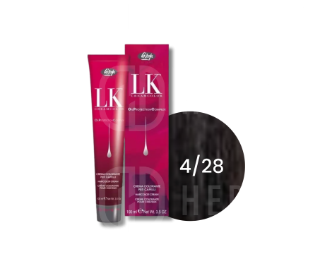 LISAP LK OPC trwała farba do włosów z olejkami 100 ml | 4/28