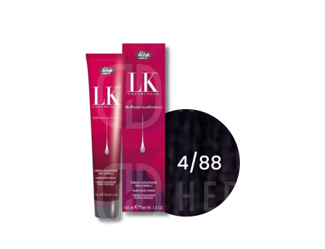 LISAP LK OPC trwała farba do włosów z olejkami 100 ml | 4/88