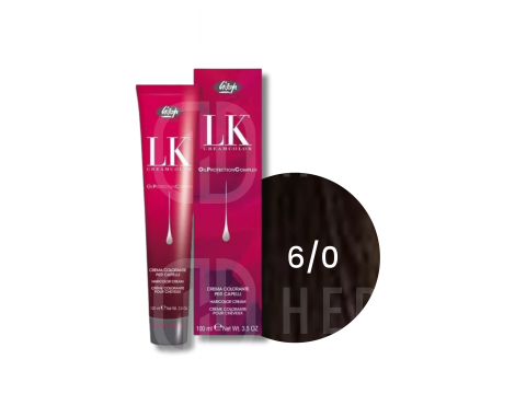 LISAP LK OPC trwała farba do włosów z olejkami 100 ml | 6/0