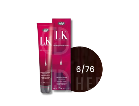 LISAP LK OPC trwała farba do włosów z olejkami 100 ml | 6/76