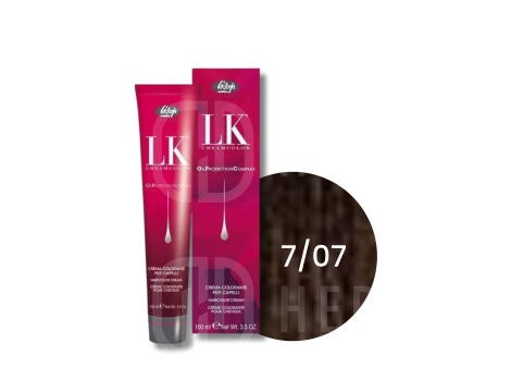 LISAP LK OPC trwała farba do włosów z olejkami 100 ml | 7/07