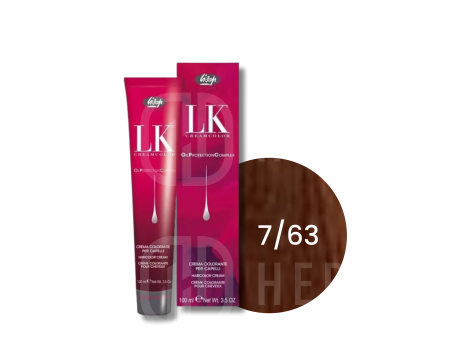 LISAP LK OPC trwała farba do włosów z olejkami 100 ml | 7/63
