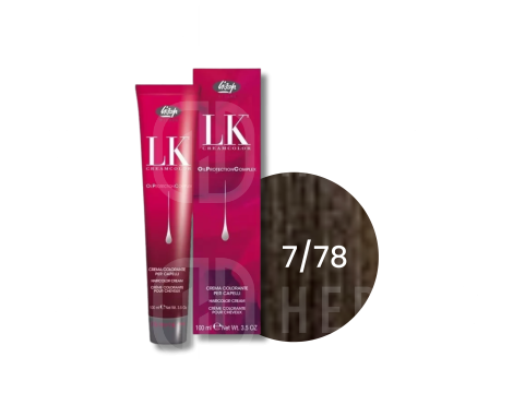 LISAP LK OPC trwała farba do włosów z olejkami 100 ml | 7/78