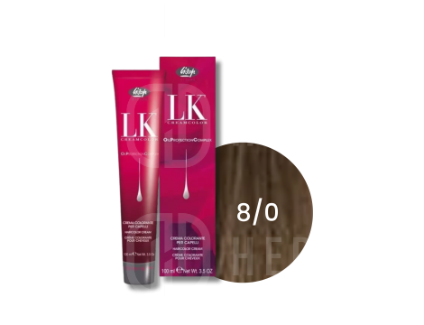 LISAP LK OPC trwała farba do włosów z olejkami 100 ml | 8/0