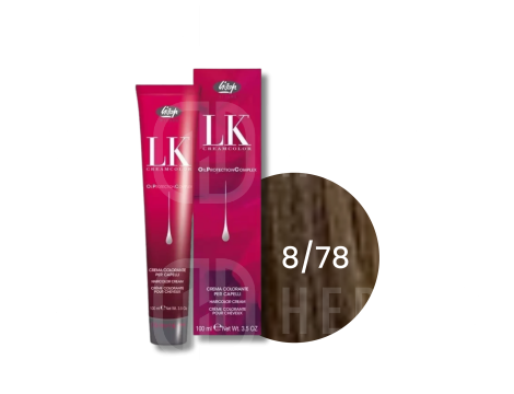 LISAP LK OPC trwała farba do włosów z olejkami 100 ml | 8/78