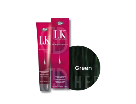LISAP LK OPC trwała farba do włosów z olejkami 100 ml | Green