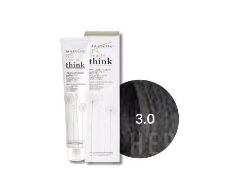 MAXXELLE THINK trwała farba do włosów bez amoniaku 100 ml | 3.0