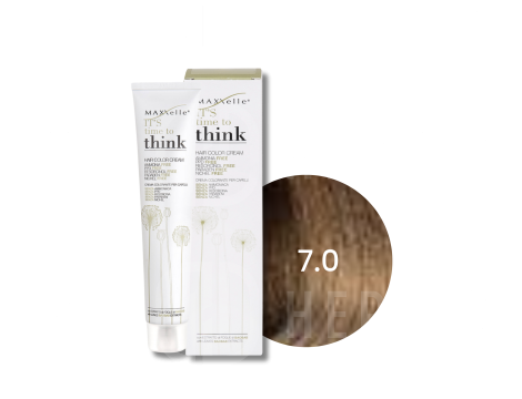MAXXELLE THINK trwała farba do włosów bez amoniaku 100 ml | 7.0