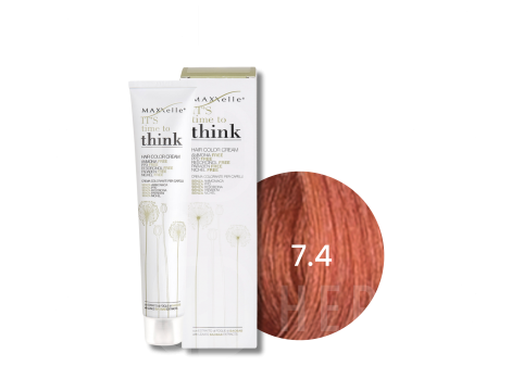 MAXXELLE THINK trwała farba do włosów bez amoniaku 100 ml | 7.4