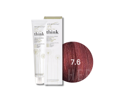 MAXXELLE THINK trwała farba do włosów bez amoniaku 100 ml | 7.6