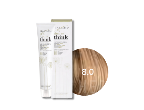 MAXXELLE THINK trwała farba do włosów bez amoniaku 100 ml | 8.0