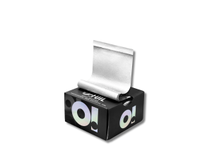 O! TOOLS folia ryflowana do koloryzacji włosów 500 arkuszy | Silver Moon