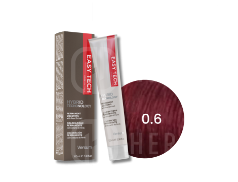 VERSUM EASY TECH profesjonalna trwała farba do włosów 100 ml | 0.6