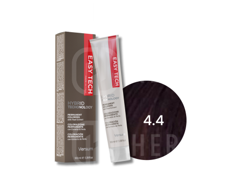 VERSUM EASY TECH profesjonalna trwała farba do włosów 100 ml | 4.4