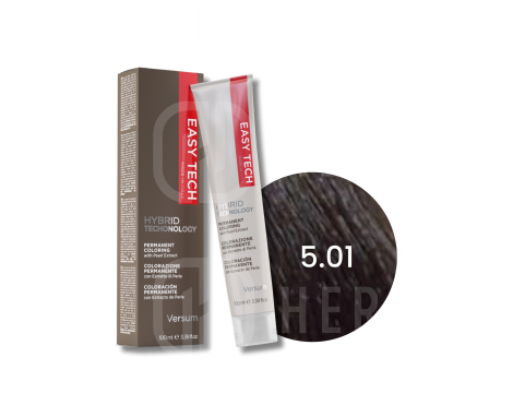VERSUM EASY TECH profesjonalna trwała farba do włosów 100 ml | 5.01