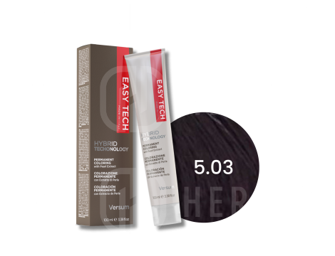 VERSUM EASY TECH profesjonalna trwała farba do włosów 100 ml | 5.03