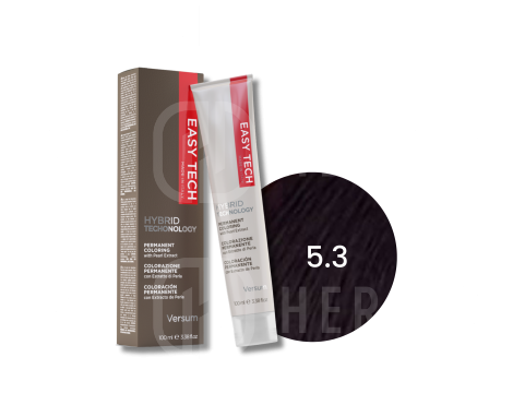 VERSUM EASY TECH profesjonalna trwała farba do włosów 100 ml | 5.3