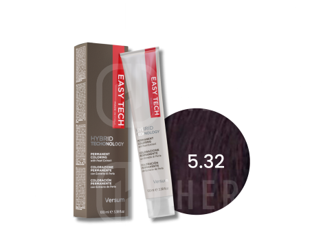 VERSUM EASY TECH profesjonalna trwała farba do włosów 100 ml | 5.32