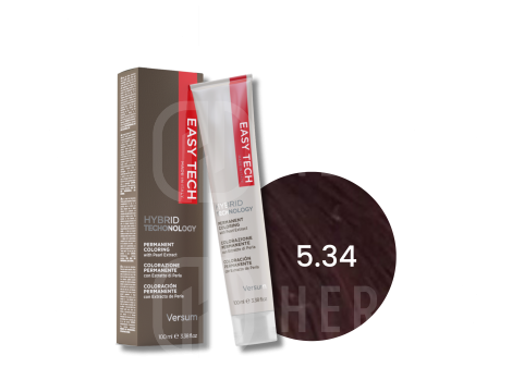 VERSUM EASY TECH profesjonalna trwała farba do włosów 100 ml | 5.34