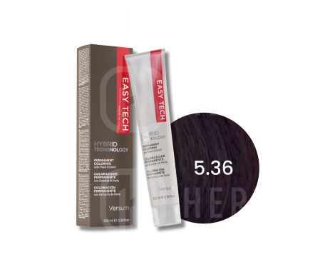 VERSUM EASY TECH profesjonalna trwała farba do włosów 100 ml | 5.36