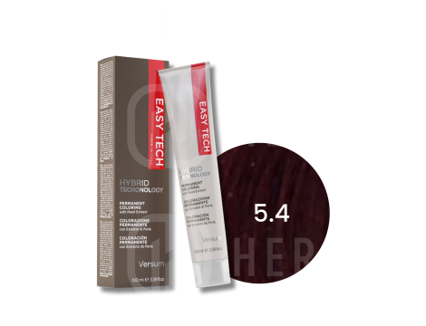 VERSUM EASY TECH profesjonalna trwała farba do włosów 100 ml | 5.4