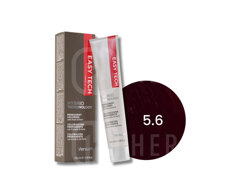 VERSUM EASY TECH profesjonalna trwała farba do włosów 100 ml | 5.6