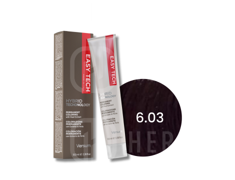 VERSUM EASY TECH profesjonalna trwała farba do włosów 100 ml | 6.03