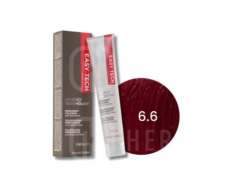 VERSUM EASY TECH profesjonalna trwała farba do włosów 100 ml | 6.6