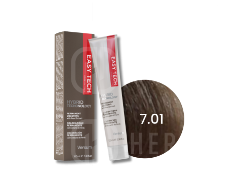 VERSUM EASY TECH profesjonalna trwała farba do włosów 100 ml | 7.01