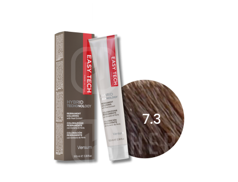 VERSUM EASY TECH profesjonalna trwała farba do włosów 100 ml | 7.3