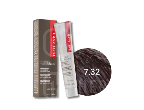 VERSUM EASY TECH profesjonalna trwała farba do włosów 100 ml | 7.32