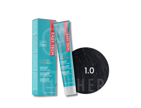 VERSUM EASY TECH trwała farba do włosów bez amoniaku 100 ml | 1.0