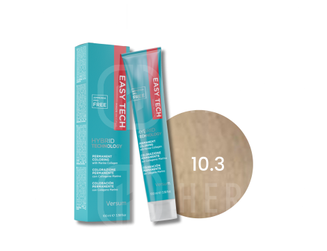 VERSUM EASY TECH trwała farba do włosów bez amoniaku 100 ml | 10.3
