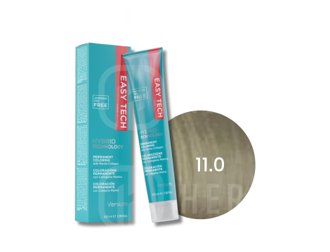 VERSUM EASY TECH trwała farba do włosów bez amoniaku 100 ml | 11.0