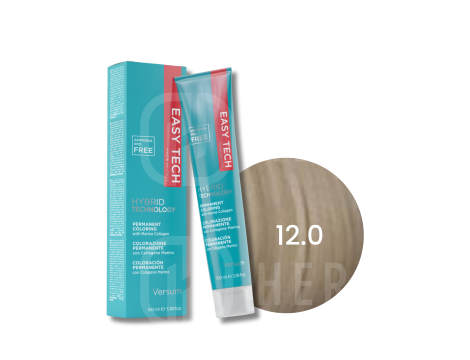 VERSUM EASY TECH trwała farba do włosów bez amoniaku 100 ml | 12.0