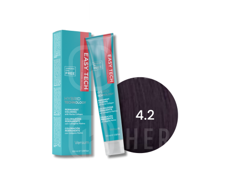 VERSUM EASY TECH trwała farba do włosów bez amoniaku 100 ml | 4.2