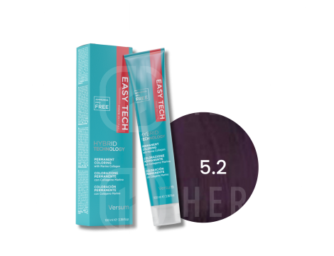 VERSUM EASY TECH trwała farba do włosów bez amoniaku 100 ml | 5.2