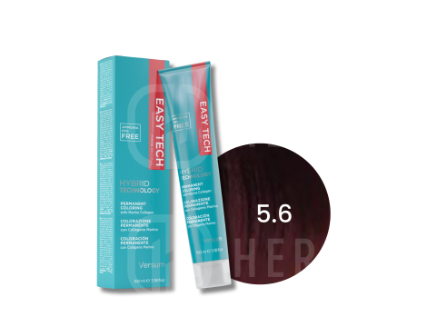 VERSUM EASY TECH trwała farba do włosów bez amoniaku 100 ml | 5.6